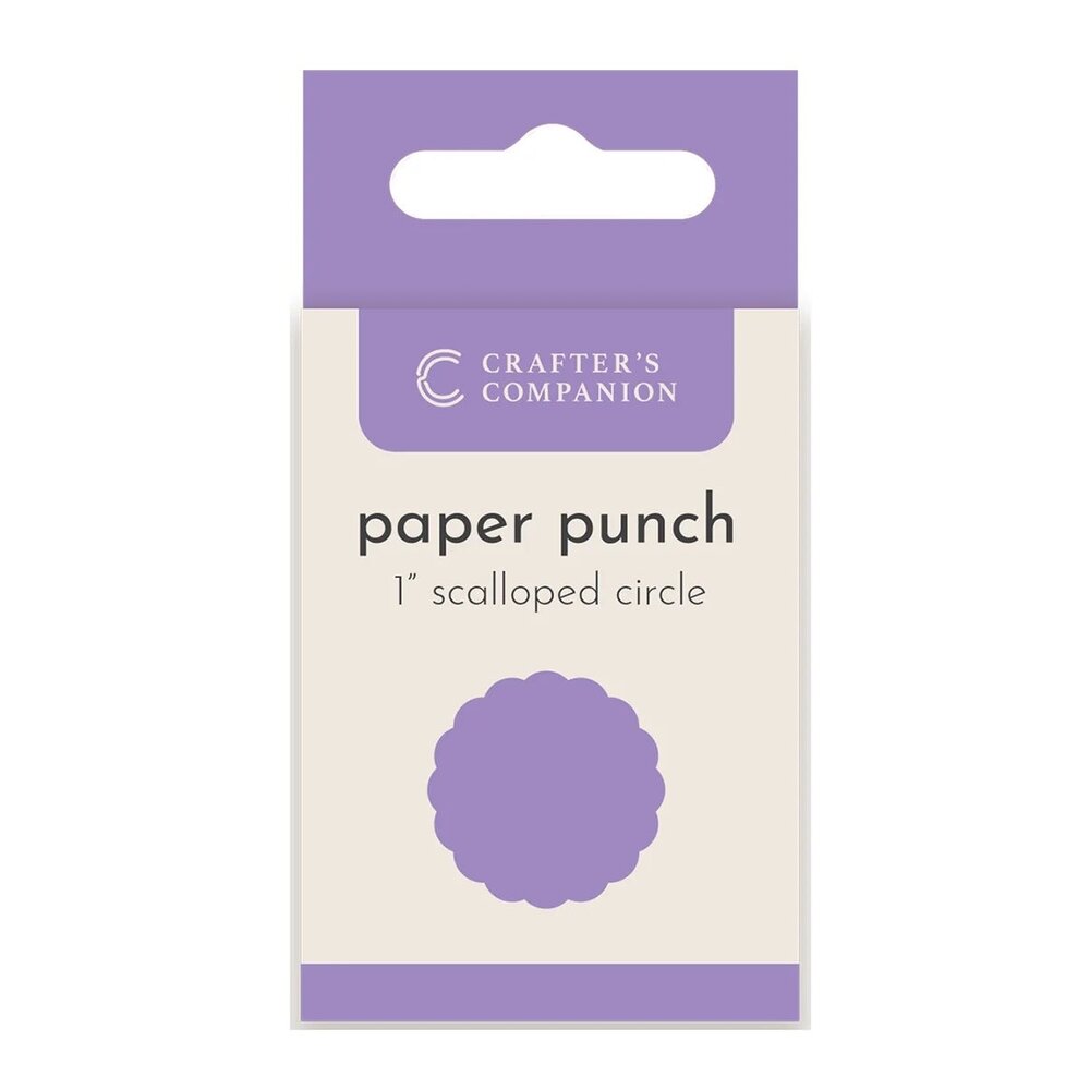 Crafter's Companion Paper Punch Scalloped Circle 1 Inch (CC-PUNCH-SCCI1) Crafter's Companion Paper Punch Scalloped Circle 1 Inch (CC-PUNCH-SCCI1)