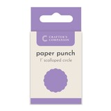 Crafter's Companion Paper Punch Scalloped Circle 1 Inch (CC-PUNCH-SCCI1)