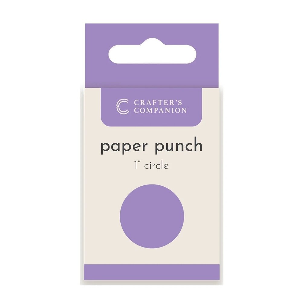Crafter's Companion Paper Punch Circle 1 Inch (CC-PUNCH-CIRC1) Crafter's Companion Paper Punch Circle 1 Inch (CC-PUNCH-CIRC1)