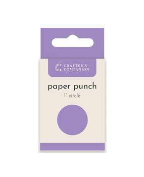 Crafter's Companion Paper Punch Circle 1 Inch (CC-PUNCH-CIRC1) Crafter's Companion Paper Punch Circle 1 Inch (CC-PUNCH-CIRC1)