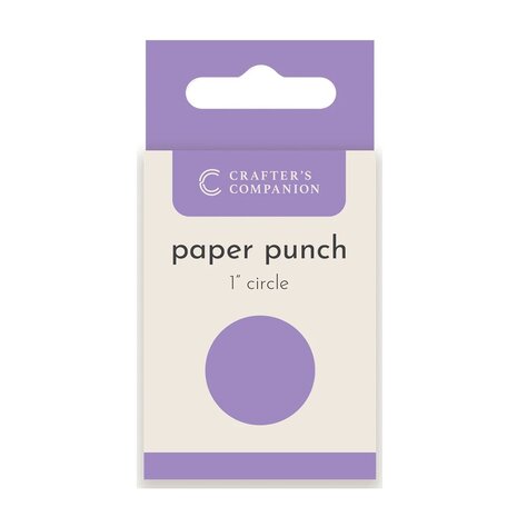 Crafter's Companion Paper Punch Circle 1 Inch (CC-PUNCH-CIRC1) Crafter's Companion Paper Punch Circle 1 Inch (CC-PUNCH-CIRC1)