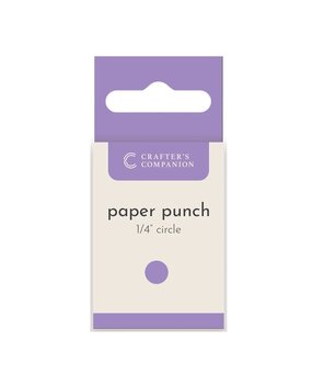Crafter's Companion Paper Punch Circle ¼ Inch (CC-PUNCH-CIRC25) Crafter's Companion Paper Punch Circle ¼ Inch (CC-PUNCH-CIRC25)
