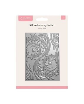 Crafter's Companion Carved Wood 3D Embossing Folder (CC-EF5-3D-CAWO) Crafter's Companion Carved Wood 3D Embossing Folder (CC-EF5-3D-CAWO)
