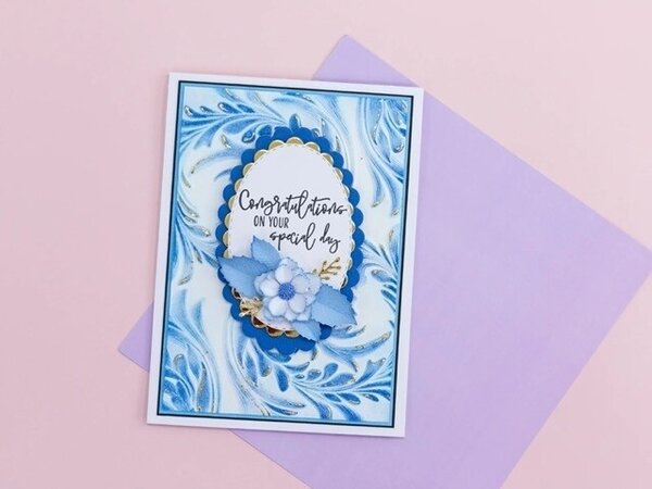 Crafter's Companion Carved Wood 3D Embossing Folder (CC-EF5-3D-CAWO) Crafter's Companion Carved Wood 3D Embossing Folder (CC-EF5-3D-CAWO)