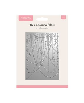 Crafter's Companion Crystal Chandelier 3D Embossing Folder (CC-EF5-3D-CRCH)