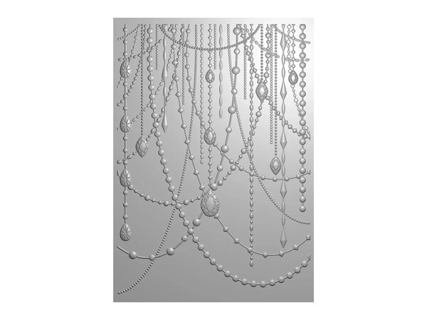 Crafter's Companion Crystal Chandelier 3D Embossing Folder (CC-EF5-3D-CRCH)