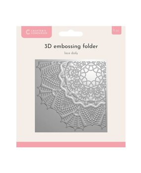 Crafter's Companion Lace Doily 3D Embossing Folder (CC-EF5.5-3D-LADO) Crafter's Companion Lace Doily 3D Embossing Folder (CC-EF5.5-3D-LADO)