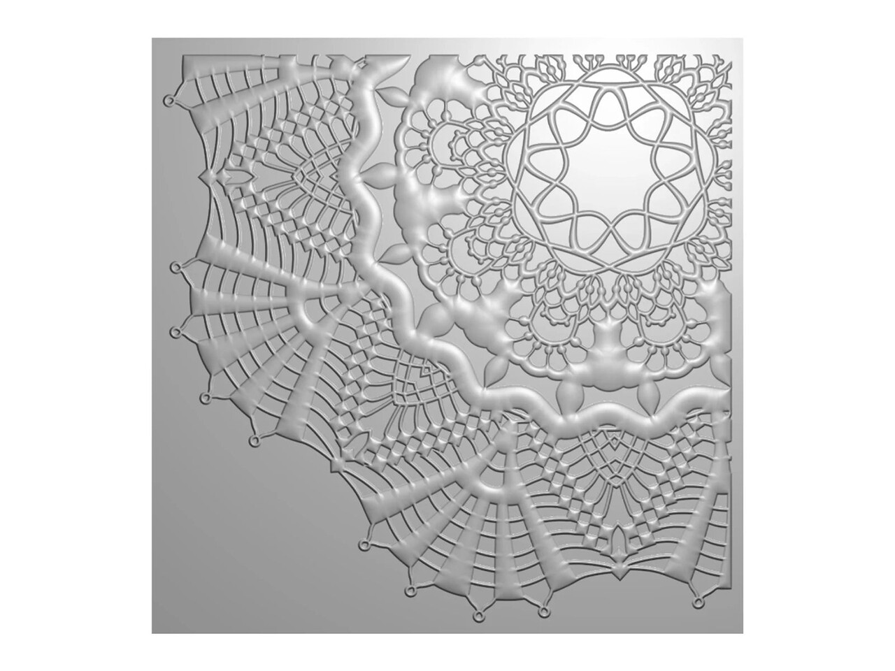 Crafter's Companion Lace Doily 3D Embossing Folder (CC-EF5.5-3D-LADO) Crafter's Companion Lace Doily 3D Embossing Folder (CC-EF5.5-3D-LADO)