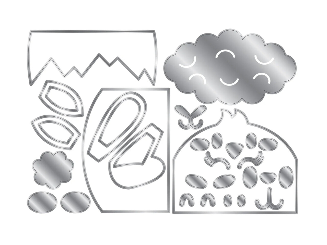 Crafter's Companion Easter Treat Boxes Stencil & Metal Die Set (CC-MD-TEMP-EATB)