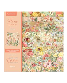 Crafter's Companion Flora & Fauna 12x12 Inch Paper Pad (NG-FF-PAD12) Crafter's Companion Flora & Fauna 12x12 Inch Paper Pad (NG-FF-PAD12)