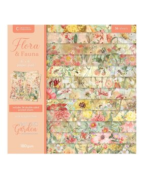 Crafter's Companion Flora & Fauna 6x6 Inch Paper Pad (NG-FF-PAD6)