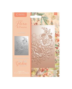 Crafter's Companion Flora & Fauna 3D Embossing Folder Sweet Flora (NG-FF-3D-EF5-SWFL) Crafter's Companion Flora & Fauna 3D Embossing Folder Sweet Flora (NG-FF-3D-EF5-SWFL)