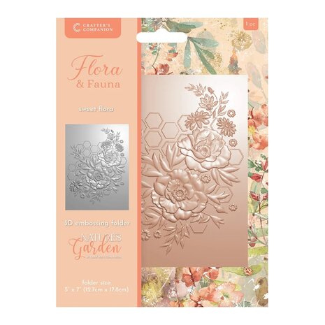 Crafter's Companion Flora & Fauna 3D Embossing Folder Sweet Flora (NG-FF-3D-EF5-SWFL) Crafter's Companion Flora & Fauna 3D Embossing Folder Sweet Flora (NG-FF-3D-EF5-SWFL)