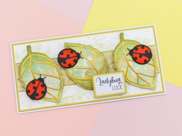 Crafter's Companion Flora & Fauna Clear Stamps Ladybug Hugs (NG-FF-CA-ST-LAHU)