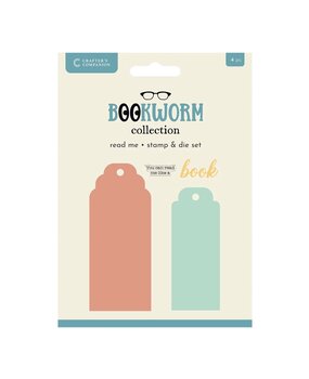 Crafter's Companion Bookworm Collection Stamp & Die Read Me (CC-BK-STD-READ) Crafter's Companion Bookworm Collection Stamp & Die Read Me (CC-BK-STD-READ)