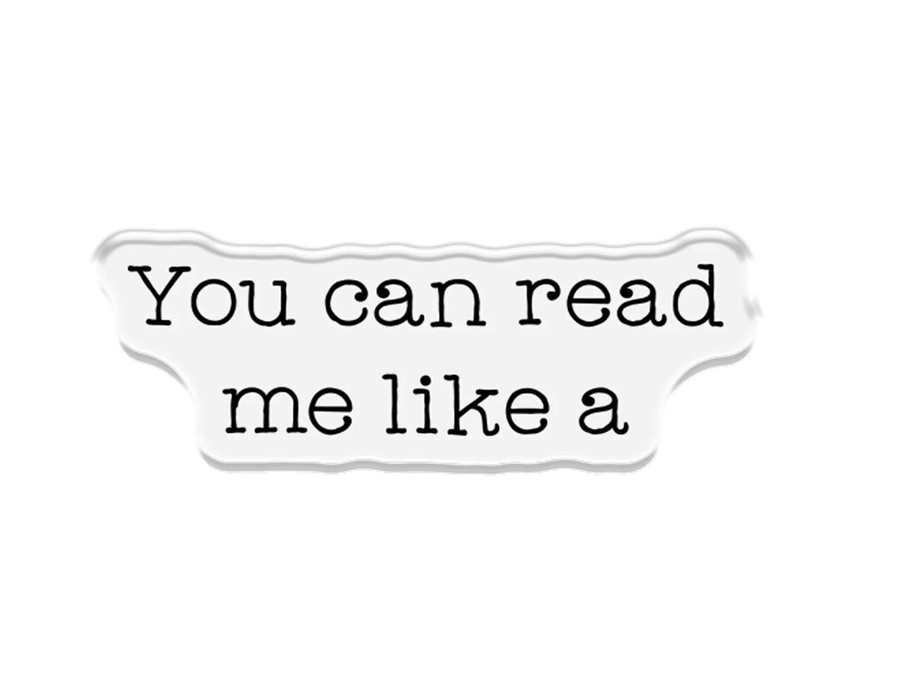 Crafter's Companion Bookworm Collection Stamp & Die Read Me (CC-BK-STD-READ)