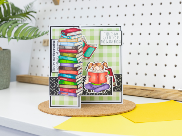 Crafter's Companion Bookworm Collection Stamp & Die Reading is Dreaming (CC-BK-STD-REDR)