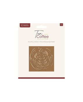 Crafter's Companion Tea & Coffee 2D Embossing Folder Thanks a Latte (CC-TC-EF5.5-THAL) Crafter's Companion Tea & Coffee 2D Embossing Folder Thanks a Latte (CC-TC-EF5.5-THAL)