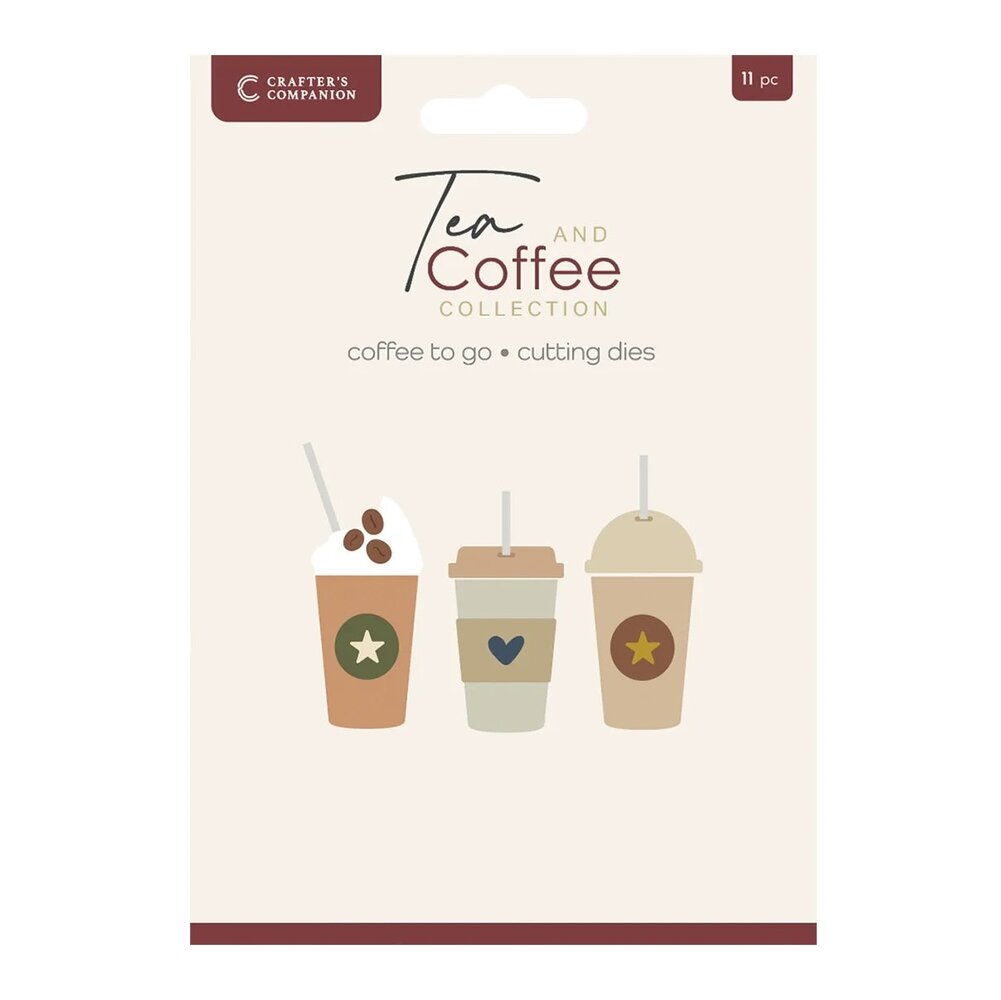 Crafter's Companion Tea & Coffee Dies Coffee to Go (CC-TC-MD-CTGO)