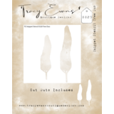 Tracy Evans Tree Duo 4x4 Inch Snippet Stencil (SS020)