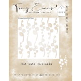 Tracy Evans Vine 4x4 Inch Snippet Stencil (SS021)