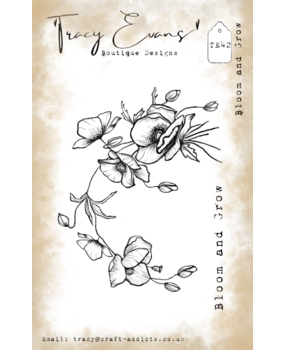 Tracy Evans Bloom & Grow A7 Clear Stamp (TE042) Tracy Evans Bloom & Grow A7 Clear Stamp (TE042)