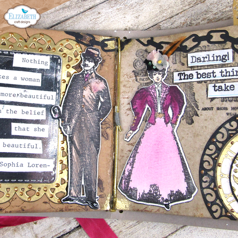 Elizabeth Craft Designs Mr. and Mrs. Stamp & Dies (CSD400) Elizabeth Craft Designs Mr. and Mrs. Stamp & Dies (CSD400)