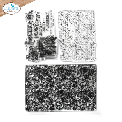 Elizabeth Craft Designs Mr. and Mrs. A5 Clear Stamps Laced Stamp (CS401) Elizabeth Craft Designs Mr. and Mrs. A5 Clear Stamps Laced Stamp (CS401)