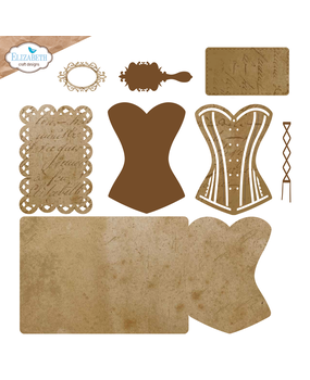 Elizabeth Craft Designs Mr. and Mrs. Dies Laced Up (2240) Elizabeth Craft Designs Mr. and Mrs. Dies Laced Up (2240)