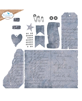Elizabeth Craft Designs Mr. and Mrs. Dies Playful Grunge (2241) Elizabeth Craft Designs Mr. and Mrs. Dies Playful Grunge (2241)