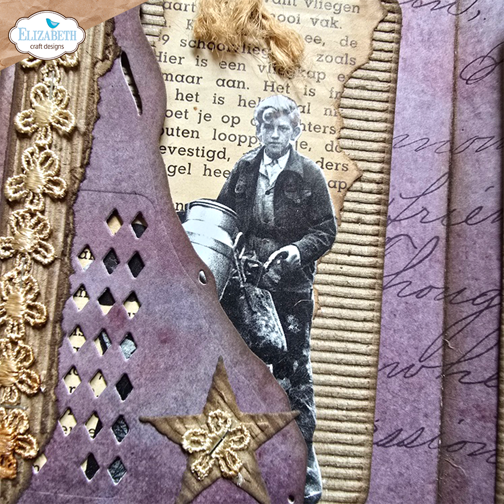 Elizabeth Craft Designs Mr. and Mrs. Dies Playful Grunge (2241)