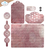 Elizabeth Craft Designs Mr. and Mrs. Dies Doily Galore (2242)
