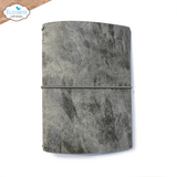 Elizabeth Craft Designs Stonewashed Grey Passport XL Art Journal (AJ10)