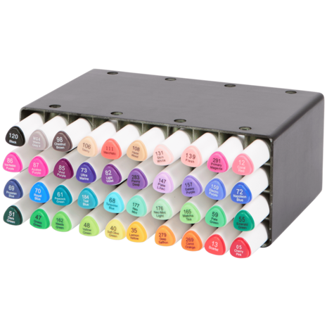 DécoTime 40 Aquamarkers In Opbergtray (3215219)