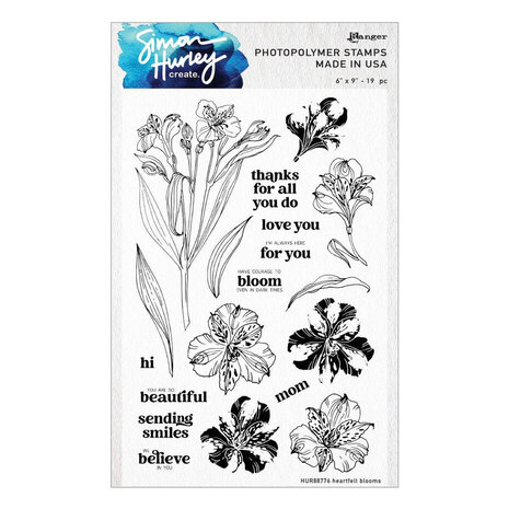 Spellbinders Heartfelt Blooms Stamp and Die Bundle (BD-0955) Spellbinders Heartfelt Blooms Stamp and Die Bundle (BD-0955)
