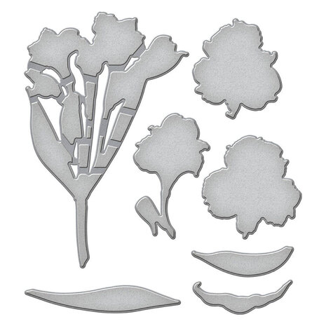 Spellbinders Heartfelt Blooms Stamp and Die Bundle (BD-0955) Spellbinders Heartfelt Blooms Stamp and Die Bundle (BD-0955)