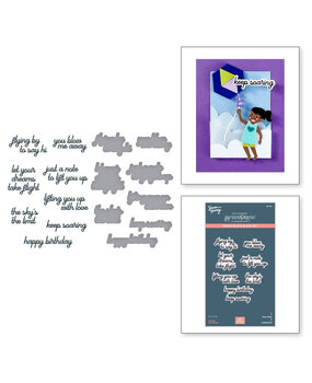 Spellbinders Sky's the Limit Soaring Sentiments BetterPress Plate & Die Set (BP-303) Spellbinders Sky's the Limit Soaring Sentiments BetterPress Plate & Die Set (BP-303)