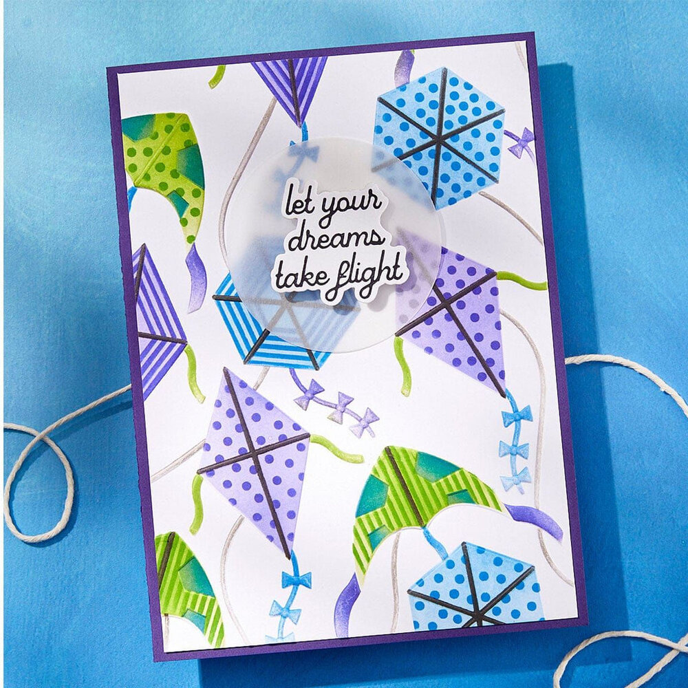 Spellbinders Sky's the Limit Flying Kites 3D Folder and Stencil Bundle (BD-0958) Spellbinders Sky's the Limit Flying Kites 3D Folder and Stencil Bundle (BD-0958)