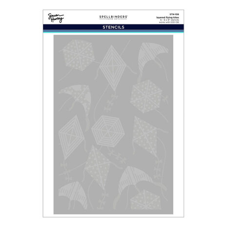 Spellbinders Sky's the Limit Flying Kites 3D Folder and Stencil Bundle (BD-0958) Spellbinders Sky's the Limit Flying Kites 3D Folder and Stencil Bundle (BD-0958)