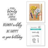 Spellbinders Field Notes Sentiments Clear Stamp (STP-242)