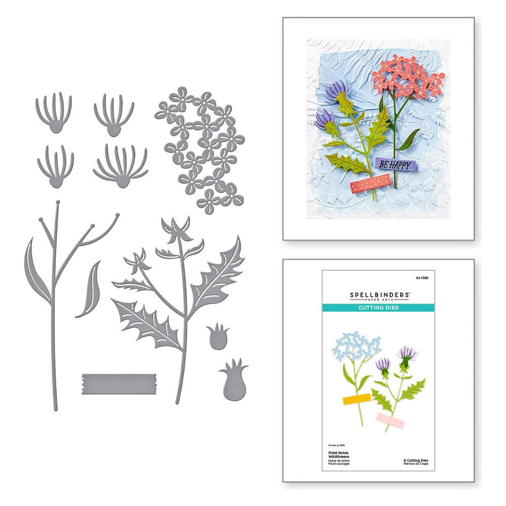 Spellbinders Field Notes Wildflowers Dies (S4-1369)