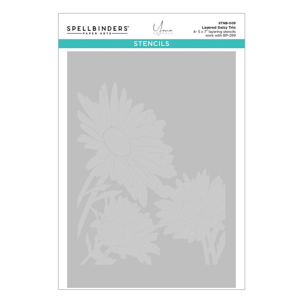 Spellbinders Yana's Daisies Daisy Trio BetterPress and Stencil Bundle (BD-0946) Spellbinders Yana's Daisies Daisy Trio BetterPress and Stencil Bundle (BD-0946)