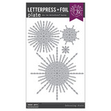 Hero Arts Lovely LetterPress Starbursts Set Letterpress & Foil Plate (HP116)