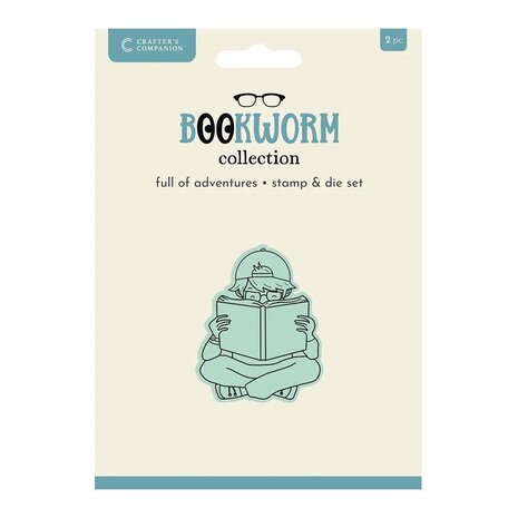 Crafter's Companion Bookworm Collection Stamp & Die Full of Adventures (CC-BK-STD-FUAD) Crafter's Companion Bookworm Collection Stamp & Die Full of Adventures (CC-BK-STD-FUAD)