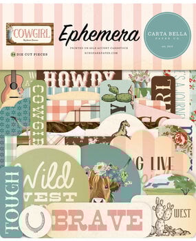 Carta Bella Cowgirl Ephemera (CBCG436024)