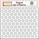 Carta Bella Cowgirl Stencil Cowgirl Flower (CBCG436033)