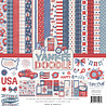 Echo Park Yankee Doodle 12x12 Inch Collection Kit (YD435016) Echo Park Yankee Doodle 12x12 Inch Collection Kit (YD435016)