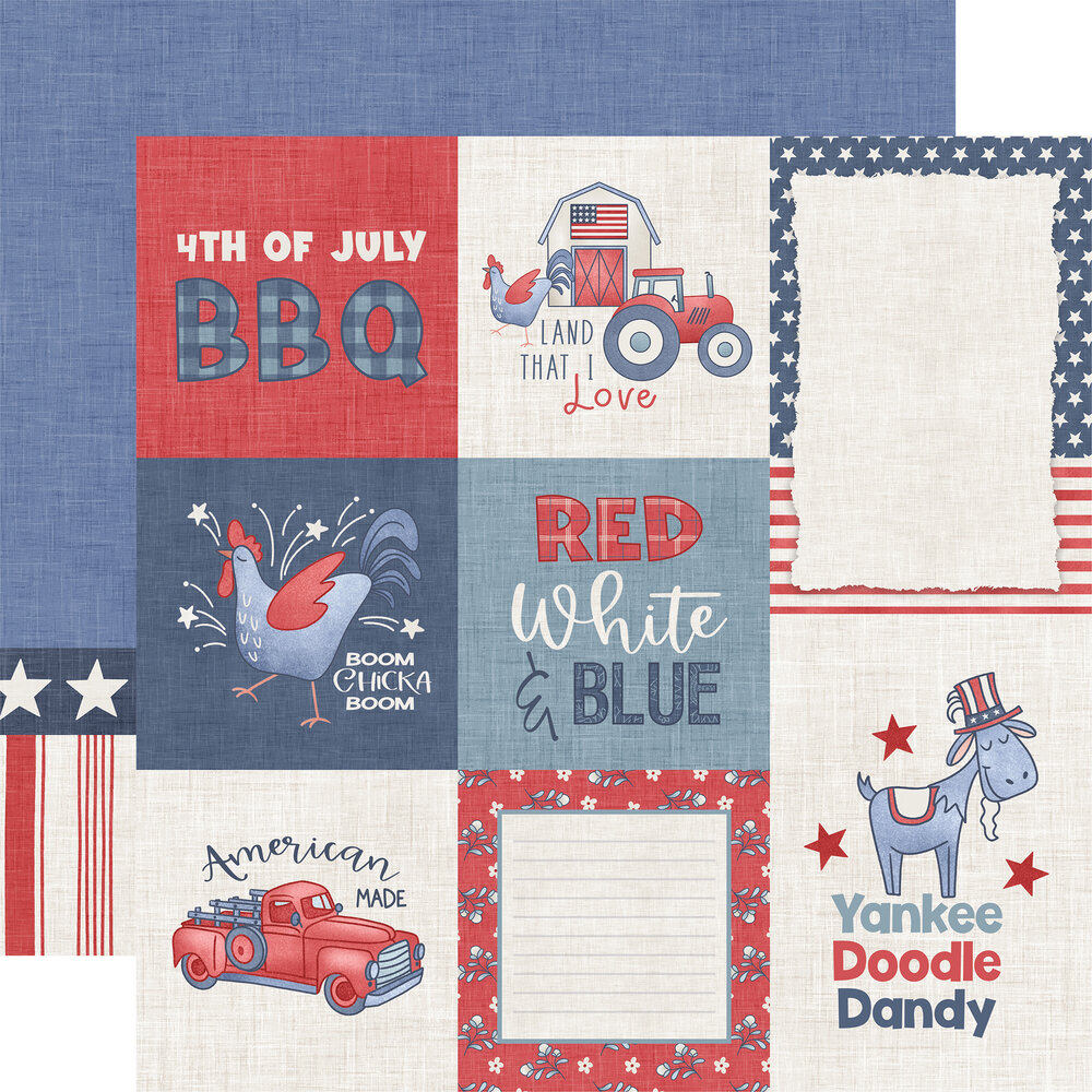 Echo Park Yankee Doodle 12x12 Inch Collection Kit (YD435016)