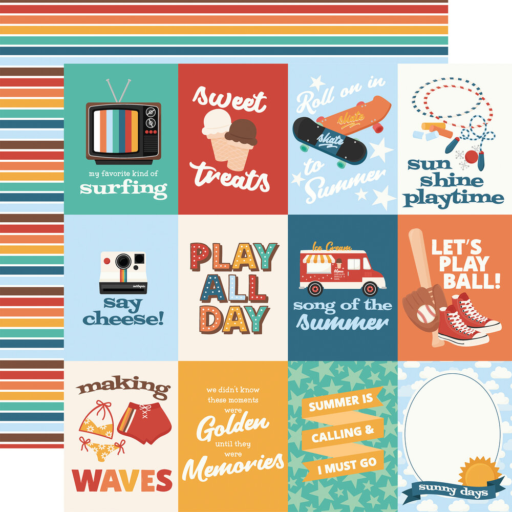 Echo Park Summer Break 12x12 Inch Collection Kit (SBR426016) Echo Park Summer Break 12x12 Inch Collection Kit (SBR426016)