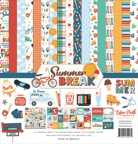 Echo Park Summer Break 12x12 Inch Collection Kit (SBR426016) Echo Park Summer Break 12x12 Inch Collection Kit (SBR426016)